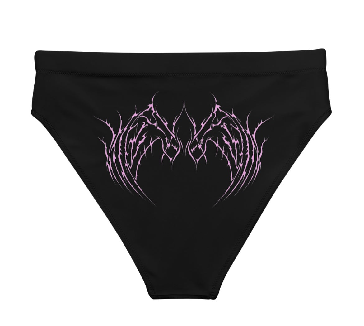 CYBER PUNK HIGH WAISTED PANTY